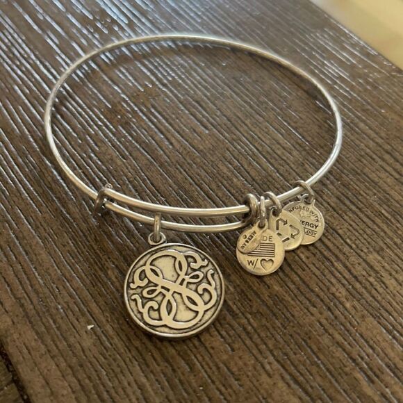 Alex and Ani Path of Life Energy Silver Bracelet - Picture 1 of 5